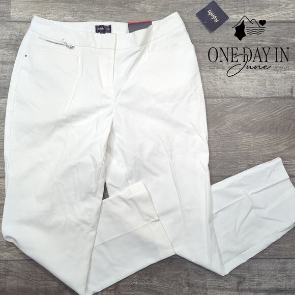 Rafaella Slim Ankle Pants Size 8 - Picture 1 of 6